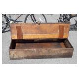 Wooden Carpenters Chest box,