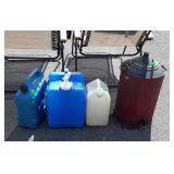 Old tin liquid canister rusted out plug area,