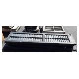 Five early wooden 59" shutters