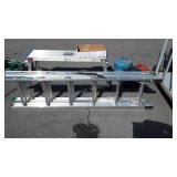 Werner 18ft aluminum extension Ladder, 225lbs