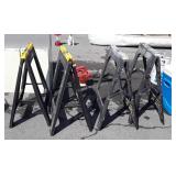 4 Poly Folding saw horses