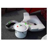 3pc Handicap Toilet Accessories lot, stainless