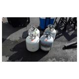 4 Propane Gas Tanks, empty