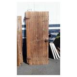 Early Wooden Farm House Door, 33x77"