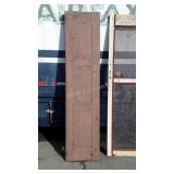 One old heavy wooden Cupboard Door, with hinges,