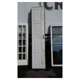 9ft wide aluminum Garage Door, 4 panel sections,