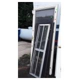 Miscellaneous Screens, one aluminum framed window