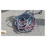 Electric extension cord, I believe 100ft