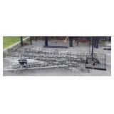 Group of misc wire displays parts and pieces lot