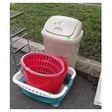 Kitchen Wastecan, and laundry baskets