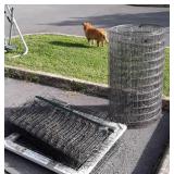 Small partial roll welded wire, plus other welded