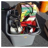 4 poly Tank Sprayers with tote