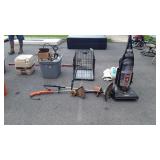 Group lot with Bissell carpet cleaner and to
