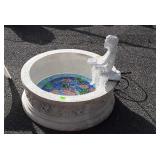 Beckett Water fountain composite resin with