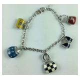 Premier design jewelry, 8in silvertone purse