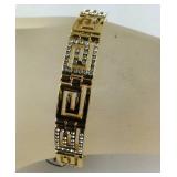 Premier design jewelry, 7.5in goldtone bracelet