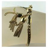 Premier design jewelry, 7.5in goldtone bracelet