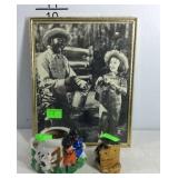 Black Americana, two japans made figurines one is