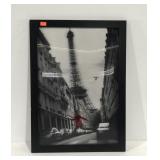 Holographic Paris picture, framed 22x29