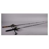 Shimano fishing poles, both 6FT long, good