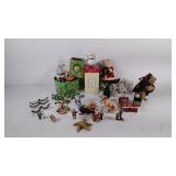 Christmas decor lot, lights have not been tested,