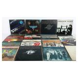 Classic rock vinyl record album group, includes