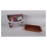 Wilton revolving cake stand and a pan with rack.