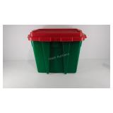 Storage tote with lid, 19 gallon