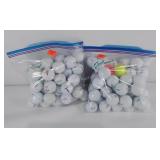 Golf Balls, used, 98 Trufeel/Titleist mix