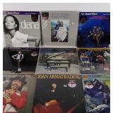 Vinyl record albums. Diana Ross, Carpenters,