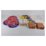 Group of advertising items, 2 Robert Burns