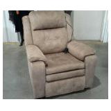 Electric recliner, works, microfiber suede,