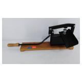 Handcrafted nutcracker, signed and dated