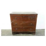 Early dresser, 17 x 38 x 35, damage as shown, age