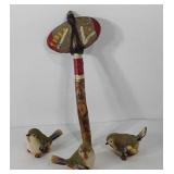 Home decor, poly resin bird figurines, 4