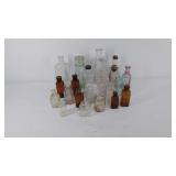 Group glass bottles