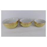 Set 3 mixing bowls, Halls Superior Kitchenware