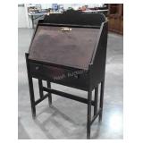 Writing Desk, drop front Writing board, interior