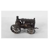 Cast iron tractor, 6"