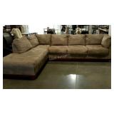 Microfiber suede sectional sofa, seller code 38