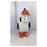 Dairy cow cookie jar, has a small chip on back