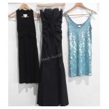 Dresses, sizes 0, 4, and XS