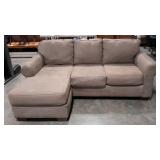 Sofa with lounge end, 80" wide