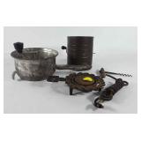 Kitchenwares, includes cast iron electric trivet,