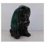 Glazed ceramic Hound Dog bank, 5" high