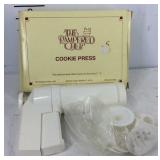 The pampered chef cookie press