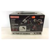Tool kit, Craftsman 19.2v ex cordless drill and