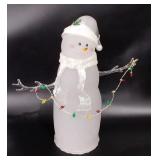 Snowman light up decor, not tested, comes with