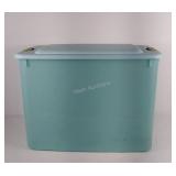 Empty tote with lid, good condition