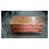 Cedar blanket chest, finish needs a little work